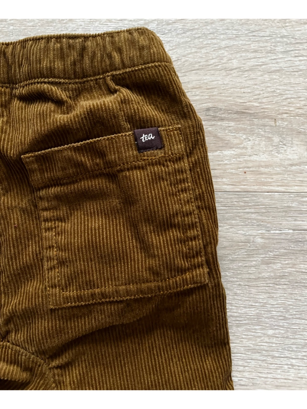 Tea Collection Boy’s Corduroy Pants Burnt Orange - Size 2T - Picture 7 of 7
